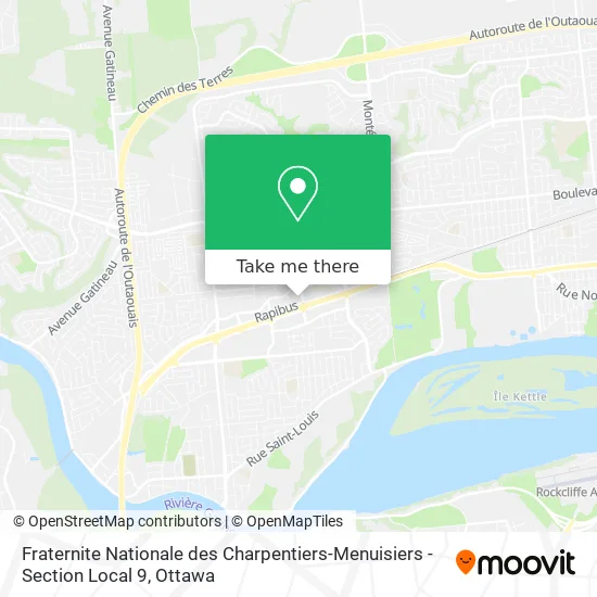 Fraternite Nationale des Charpentiers-Menuisiers - Section Local 9 map