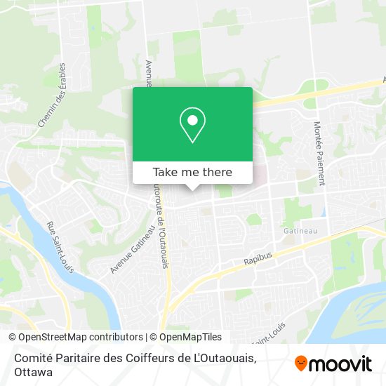 Comité Paritaire des Coiffeurs de L'Outaouais plan