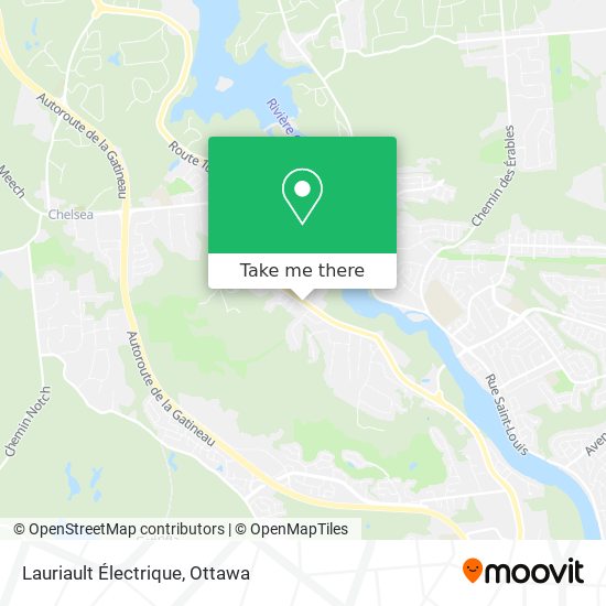 Lauriault Électrique map