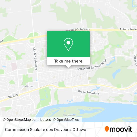 Commission Scolaire des Draveurs map