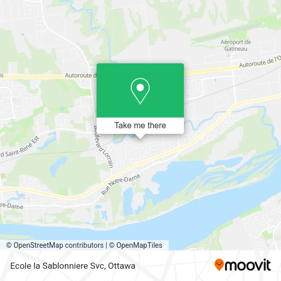 Ecole la Sablonniere Svc map