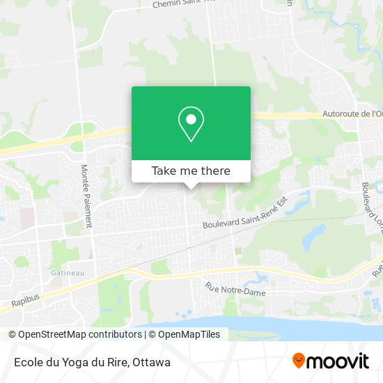 Ecole du Yoga du Rire map
