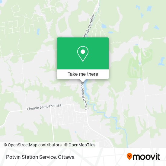 Potvin Station Service plan