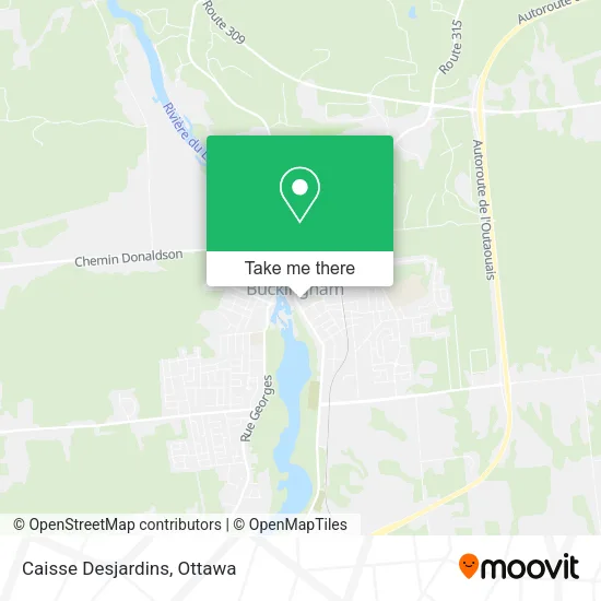 Caisse Desjardins map