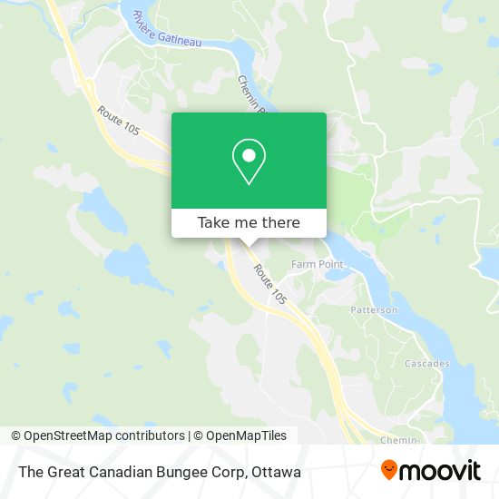 The Great Canadian Bungee Corp map