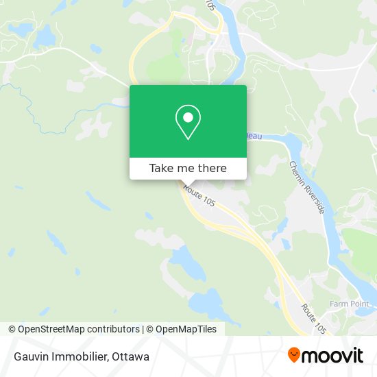 Gauvin Immobilier map