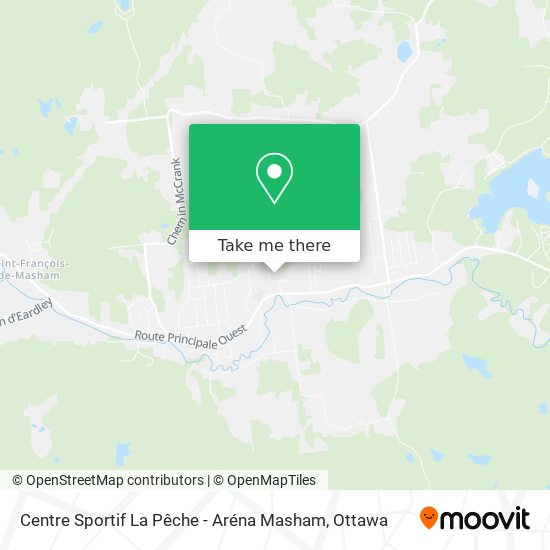 Centre Sportif La Pêche - Aréna Masham map