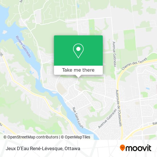 Jeux D'Eau René-Lévesque plan
