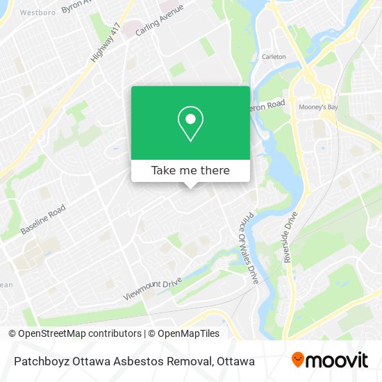 Patchboyz Ottawa Asbestos Removal map