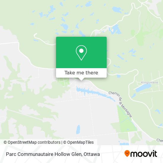 Parc Communautaire Hollow Glen plan