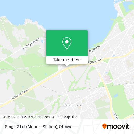 Stage 2 Lrt (Moodie Station) map