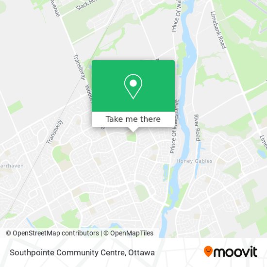 Southpointe Community Centre map