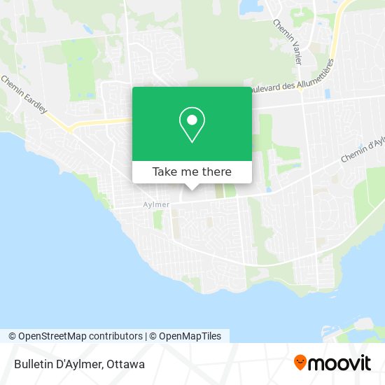 Bulletin D'Aylmer plan