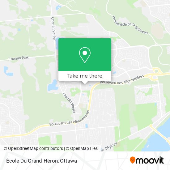 École Du Grand-Héron plan