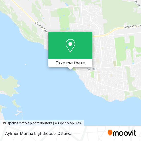 Aylmer Marina Lighthouse map