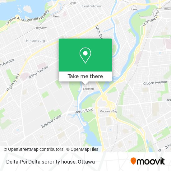 Delta Psi Delta sorority house map