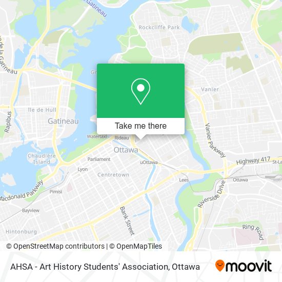 AHSA - Art History Students' Association map