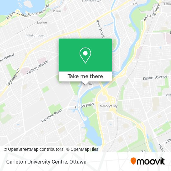 Carleton University Centre plan