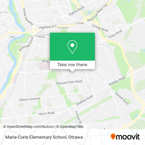 Marie-Curie Elementary School plan