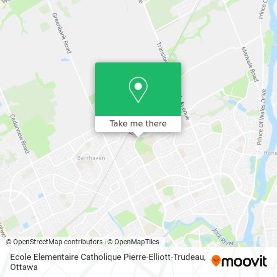 Ecole Elementaire Catholique Pierre-Elliott-Trudeau map