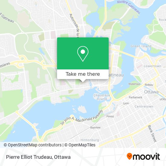 Pierre Elliot Trudeau map