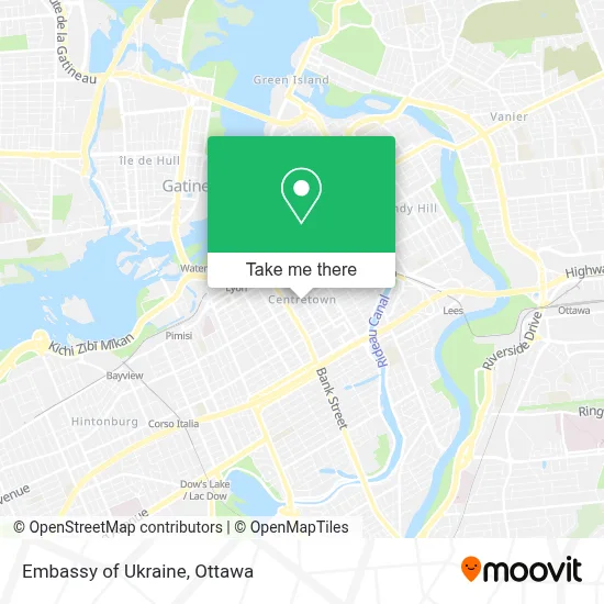 Embassy of Ukraine map