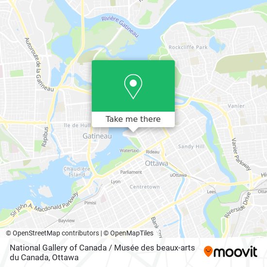 National Gallery of Canada / Musée des beaux-arts du Canada map