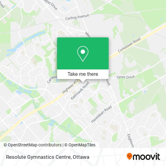 Resolute Gymnastics Centre map