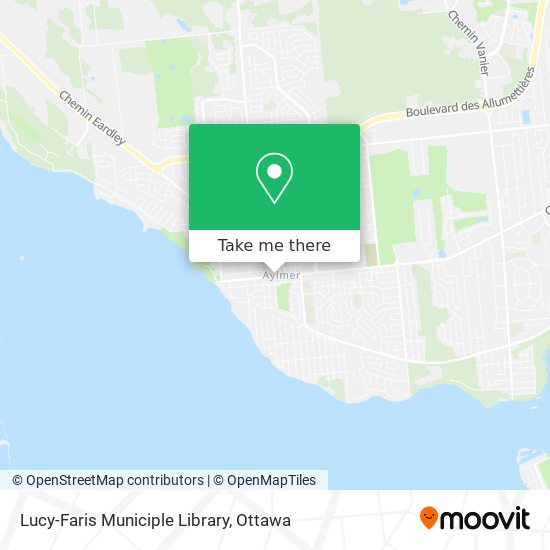 Lucy-Faris Municiple Library map