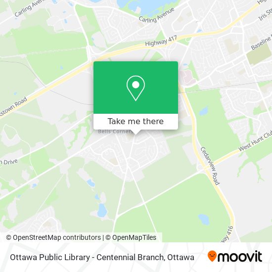 Ottawa Public Library - Centennial Branch map