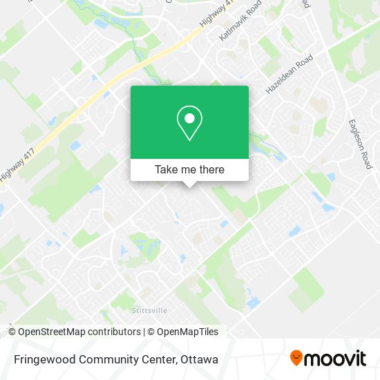 Fringewood Community Center map