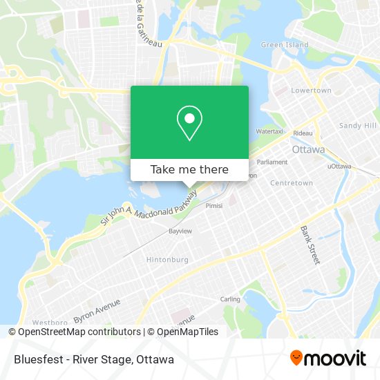 Bluesfest - River Stage map