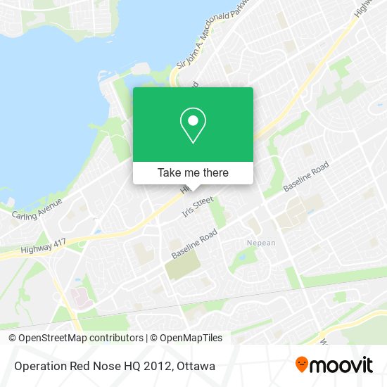 Operation Red Nose HQ 2012 map