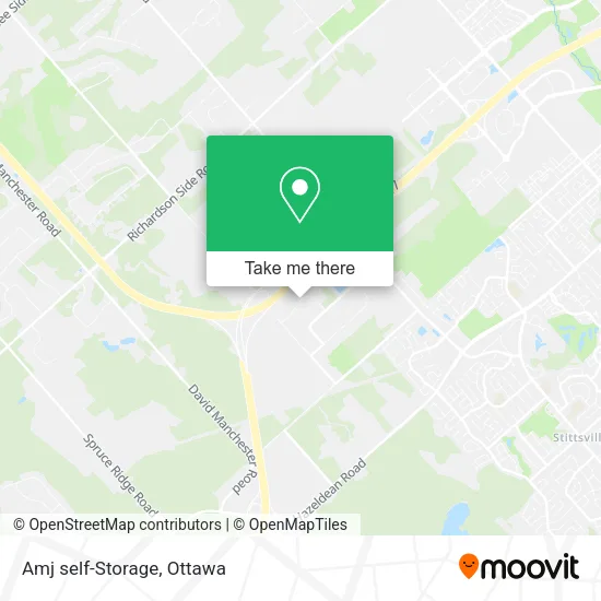 Amj self-Storage map