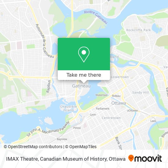 IMAX Theatre, Canadian Museum of History plan