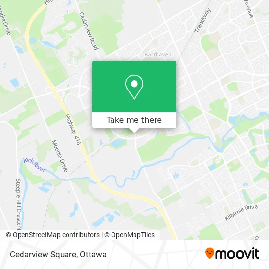 Cedarview Square map