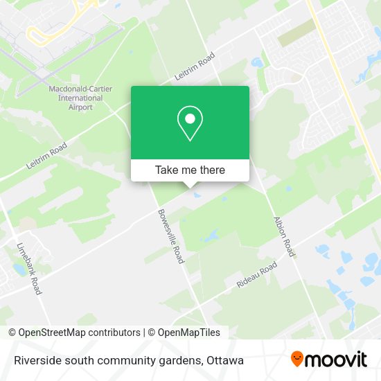 Riverside south community gardens plan