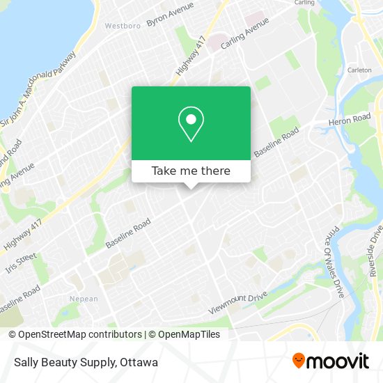 Sally Beauty Supply map