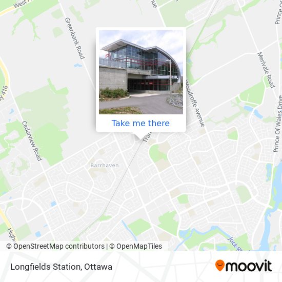 Longfields Station map