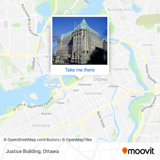 Justice Building map