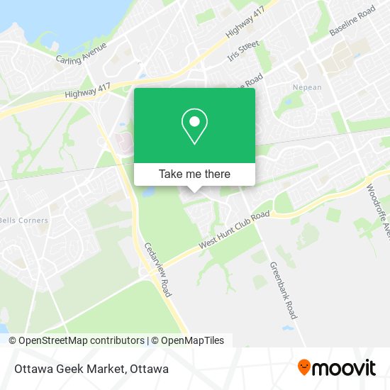 Ottawa Geek Market map