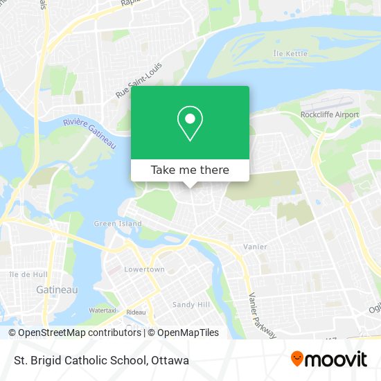 St. Brigid Catholic School map