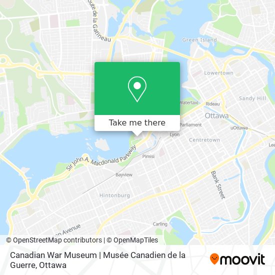 Canadian War Museum | Musée Canadien de la Guerre map