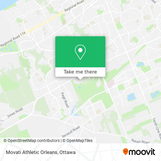 Movati Athletic Orleans map