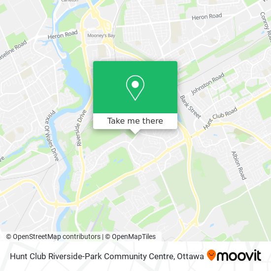 Hunt Club Riverside-Park Community Centre map