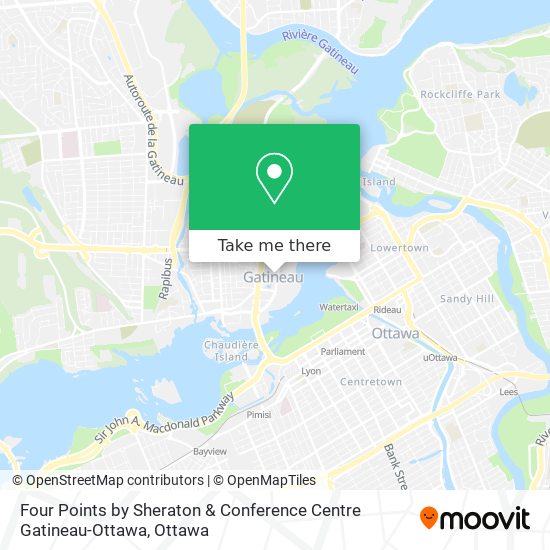 Four Points by Sheraton & Conference Centre Gatineau-Ottawa plan