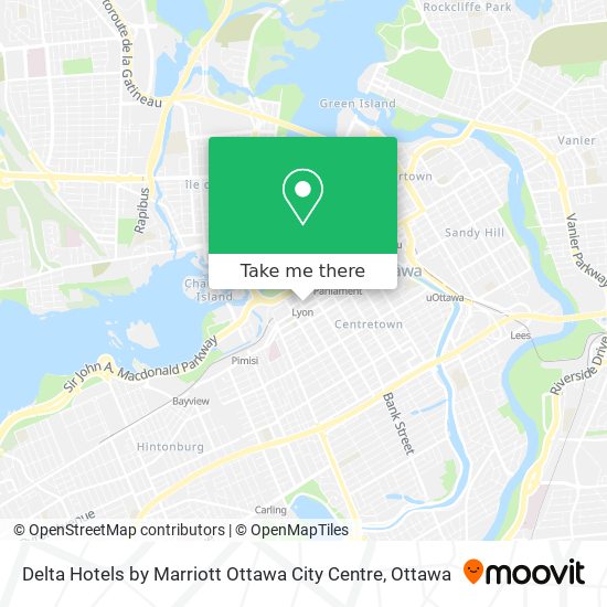 Delta Hotels by Marriott Ottawa City Centre plan