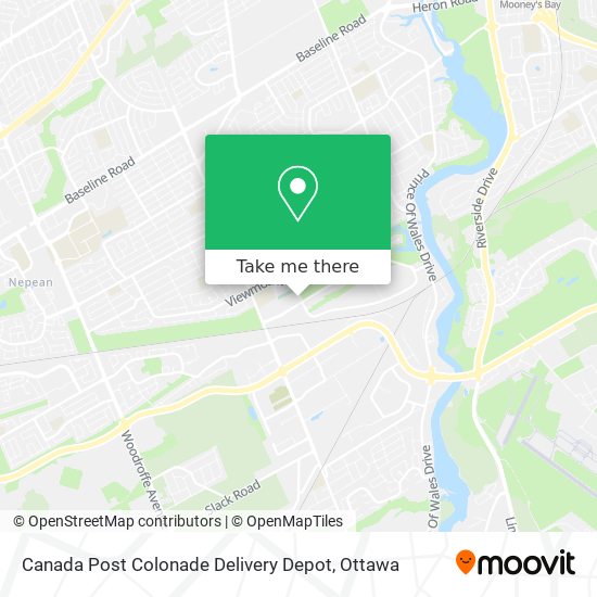 Canada Post Colonade Delivery Depot plan