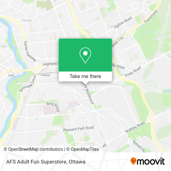 AFS Adult Fun Superstore map