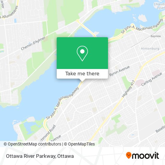 Ottawa River Parkway map